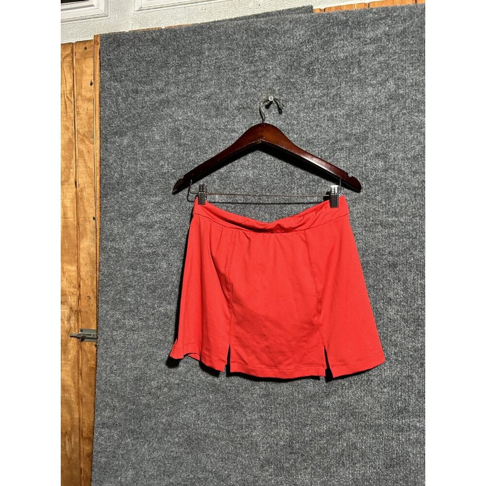 LBH Skort Womens Small Red Athletic Pull-On Stretch Golf Tennis Activewear